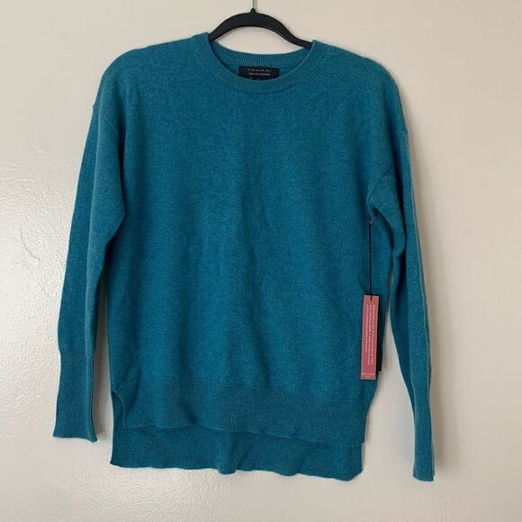 Tahari 100% 2-ply cashmere soft relaxed sweater size S - Picture 1 of 8